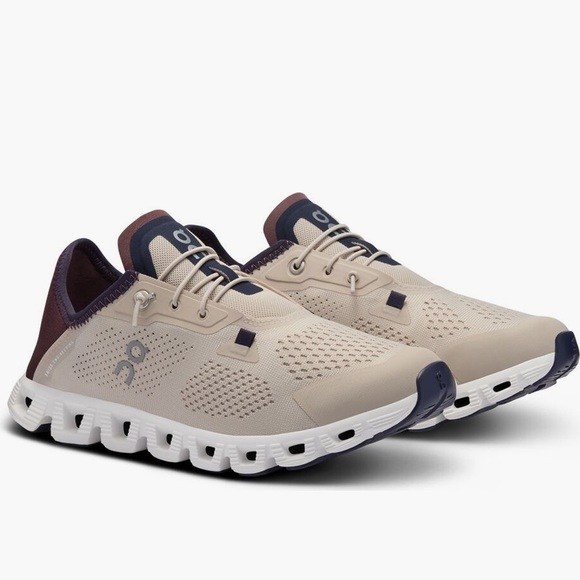 ON Cloud 5 Coast Sand/Mulberry - Picture 2 of 8